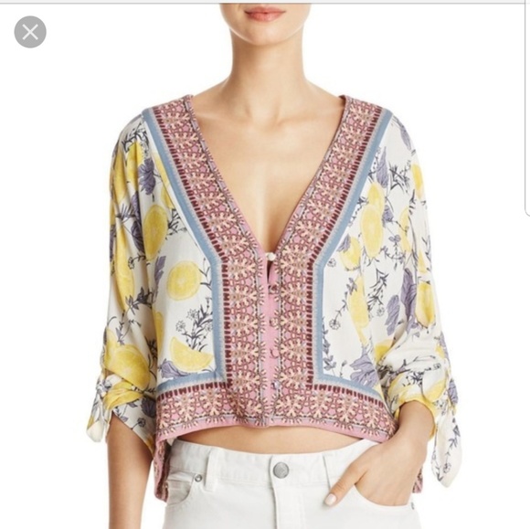 Free People Tops - Free People Freshly Squeezed Crop Top